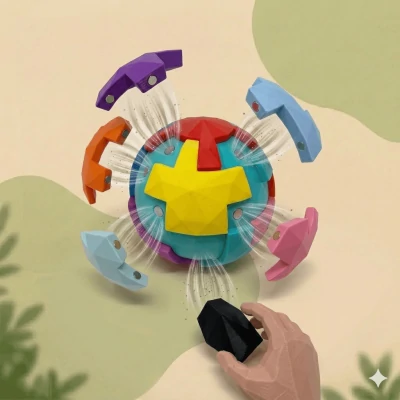 Магнітний 3D-конструктор