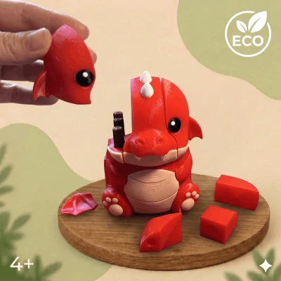 3D-конструктор-головоломка «Дракон» на підставці 